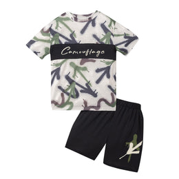 Boys Printed T-shirt With Short