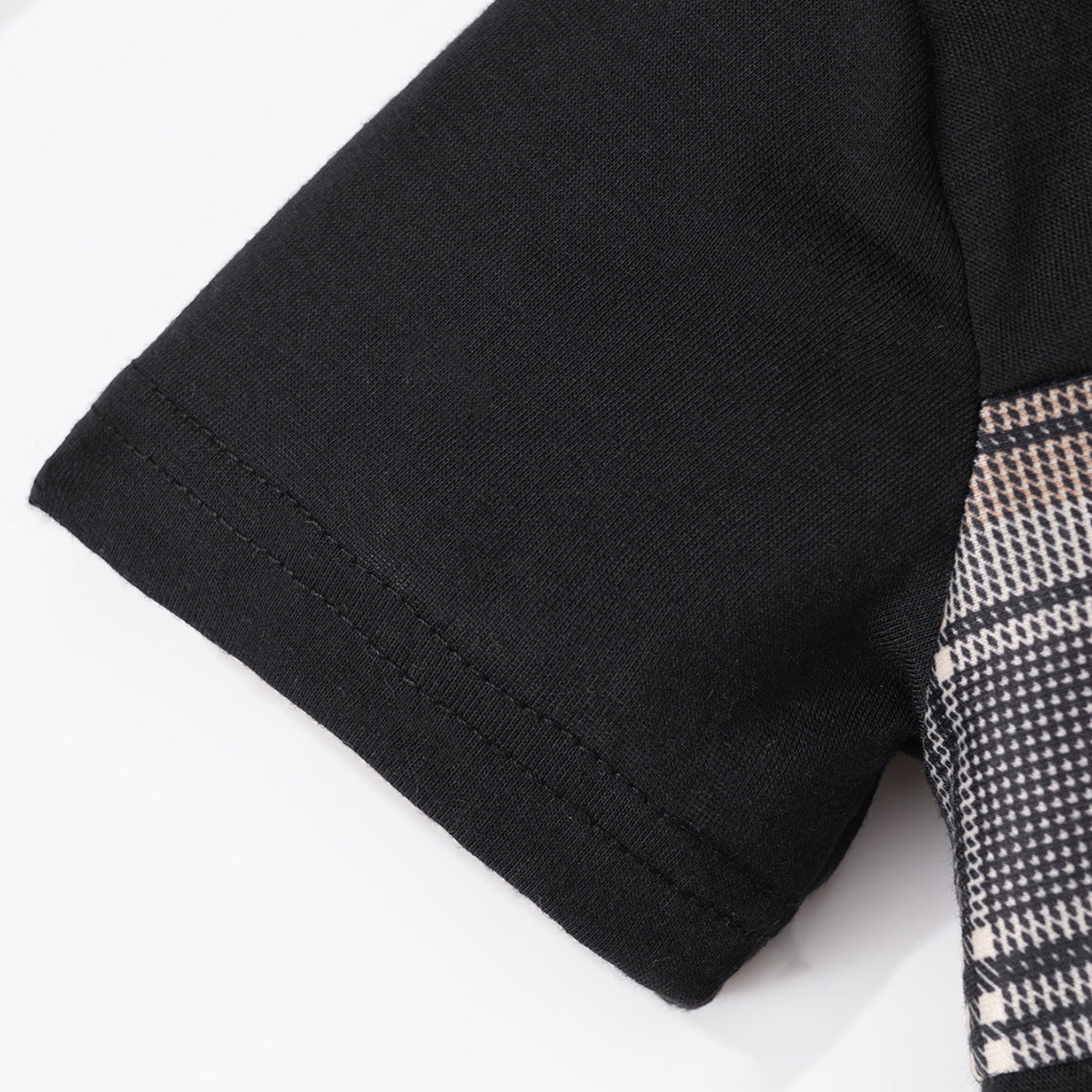 Boys Checked T-shirt With Short