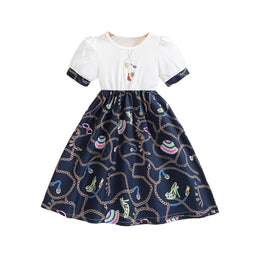 Girls Fit & Flare Maxi Dress