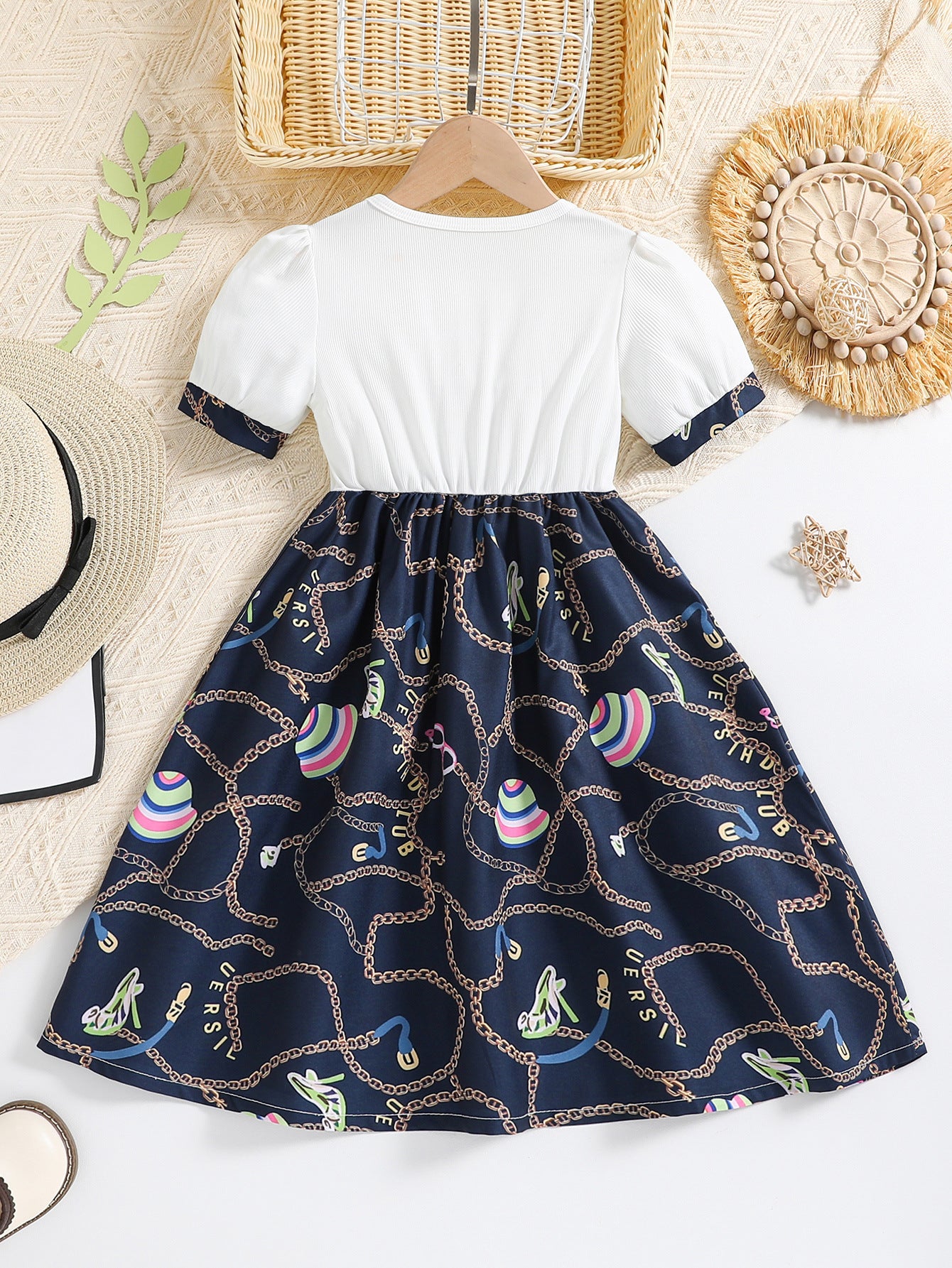 Girls Fit & Flare Maxi Dress