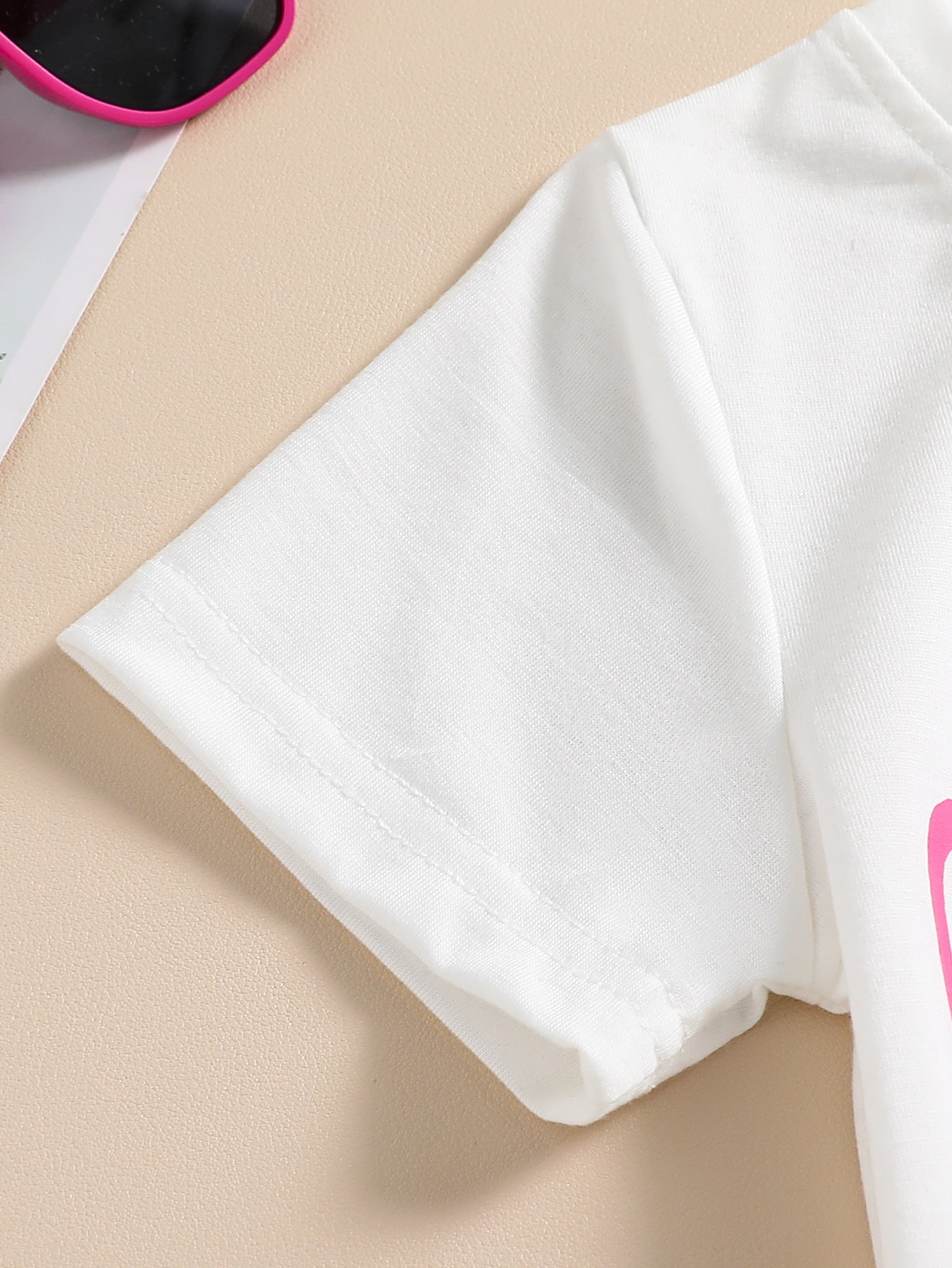 Girls Printed T-shirt with Shorts