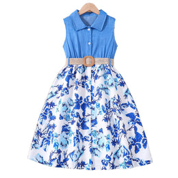 Floral Print Fit & Flare Dress