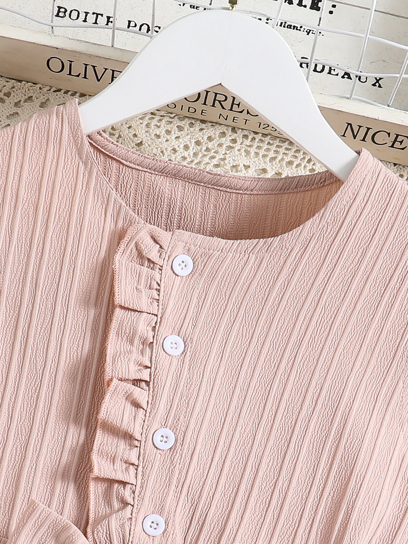 Flutter Sleeve Fit & Flare Midi Dress
