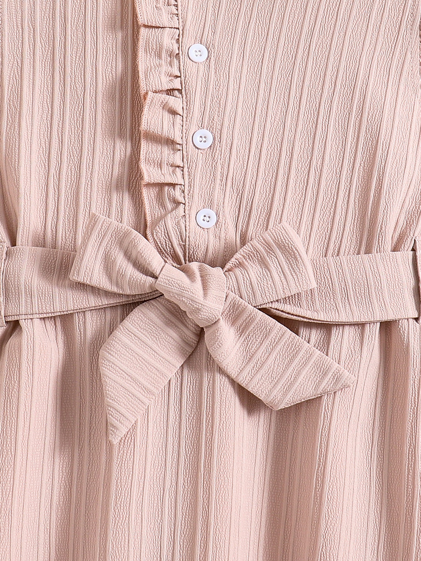 Flutter Sleeve Fit & Flare Midi Dress