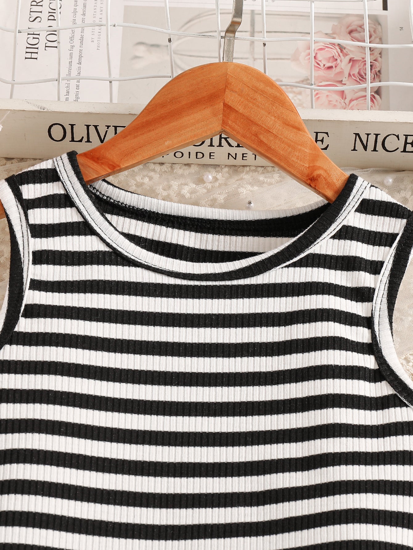 Girls Striped Bodycon Dress