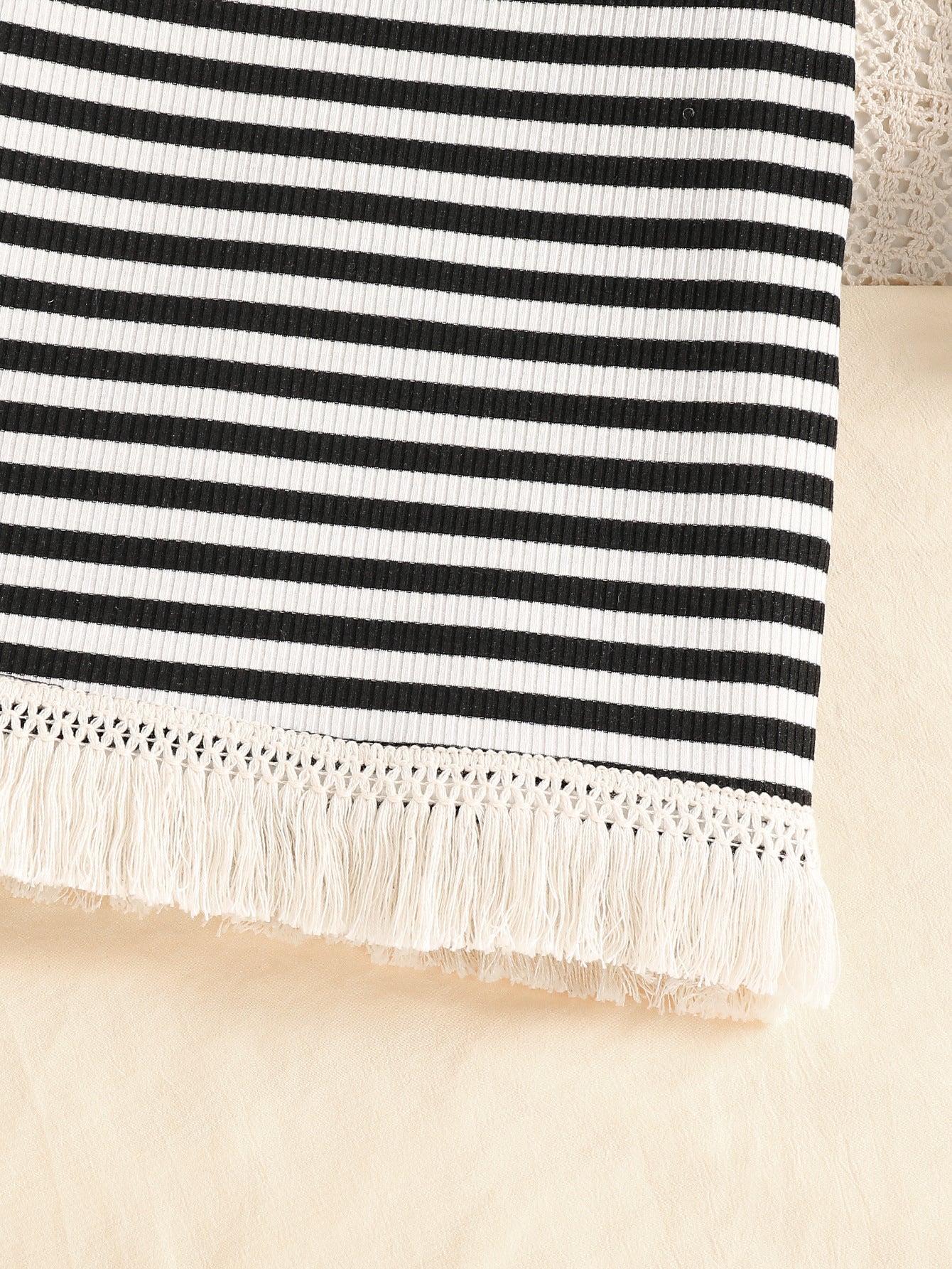 Girls Striped Bodycon Dress