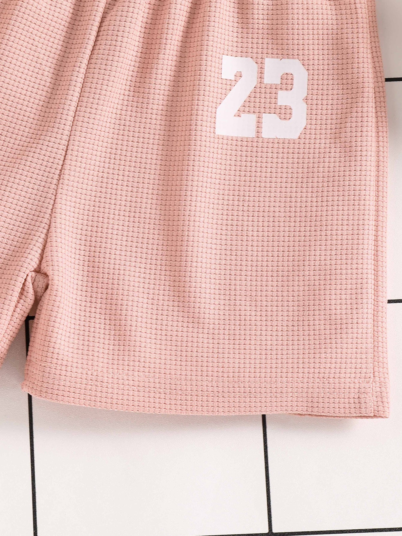 Girls Sleeveless T-shirt With Shorts