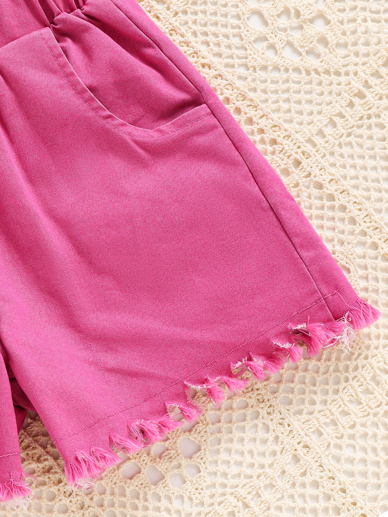 Girls Short Sleeves T-shirt With Shorts