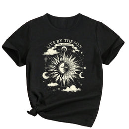 Boys Printed Tropical Applique T-shirt