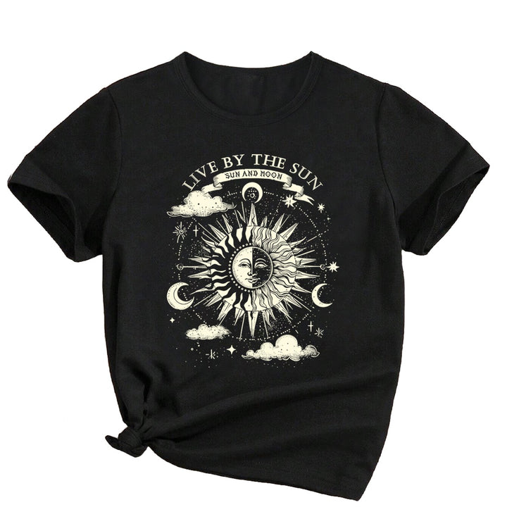 Boys Printed Tropical Applique T-shirt