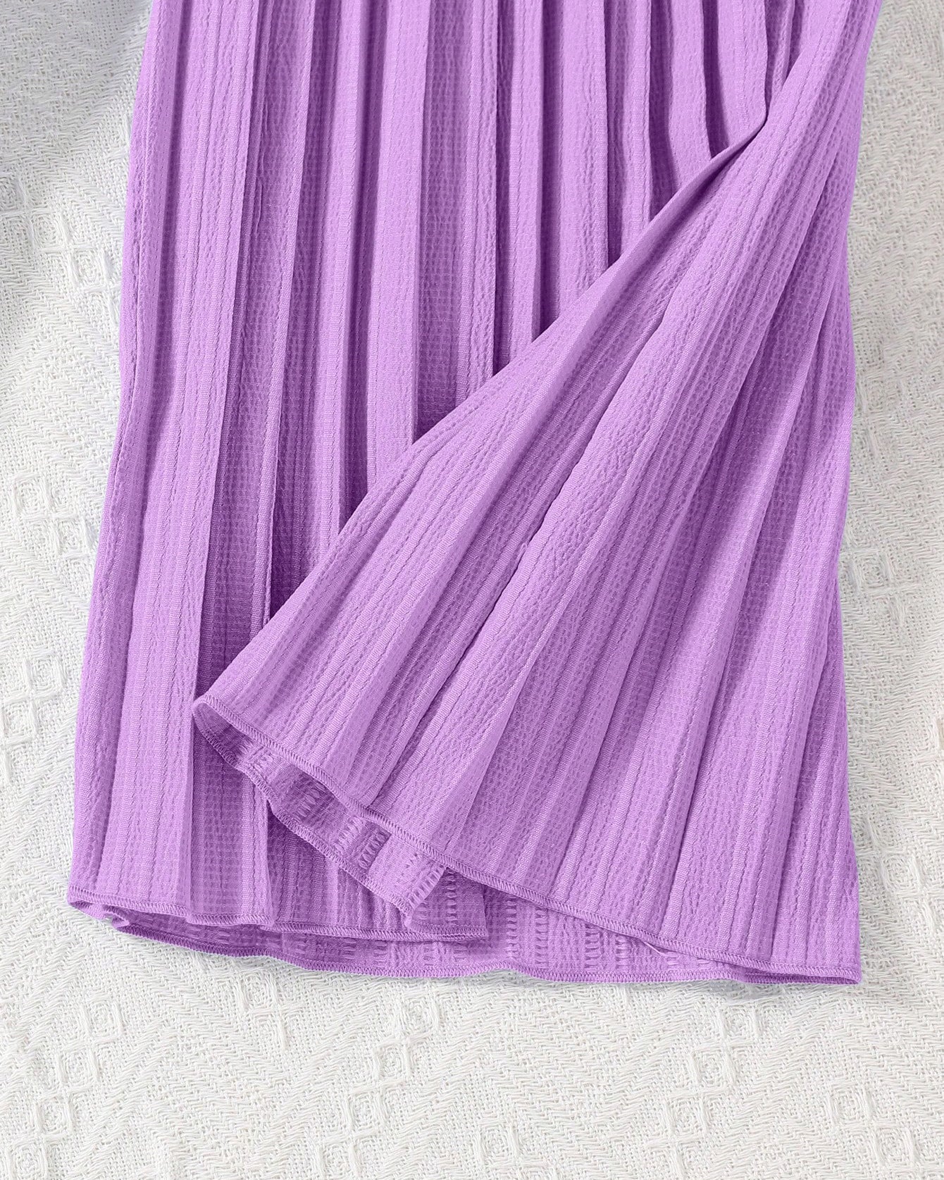 Girls Shoulder Straps Accordion Pleated Top With Palazzos