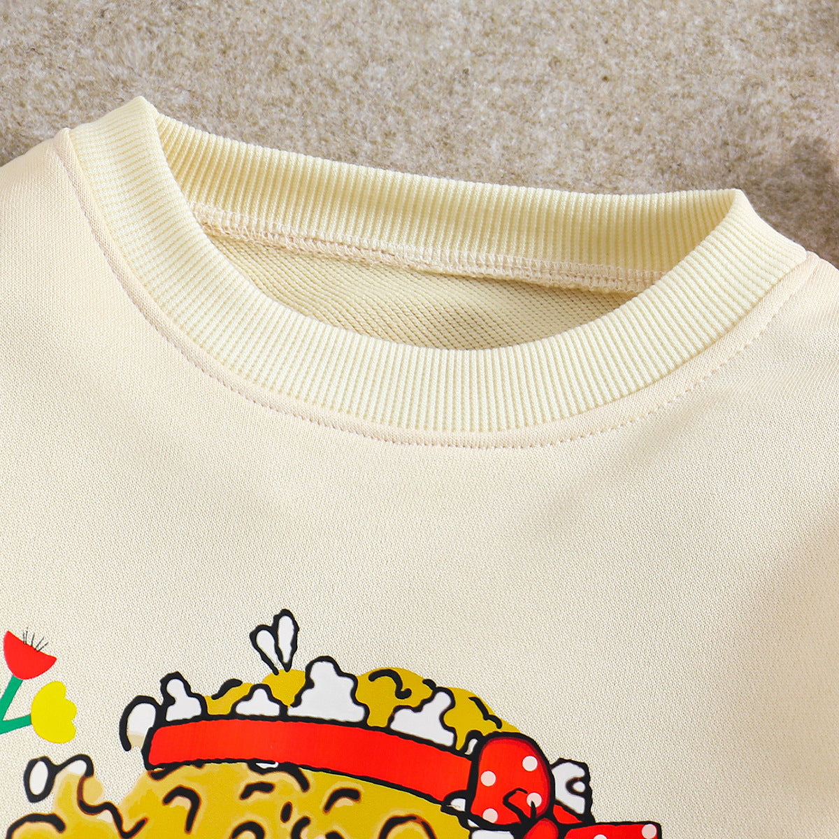 Girls Graphic Printed Pullover