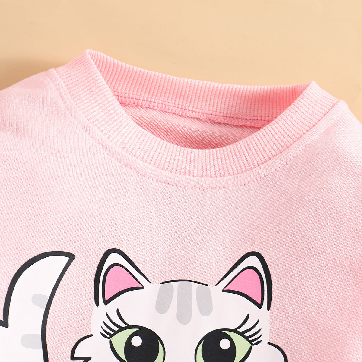 Girls Graphic Printed Pullover