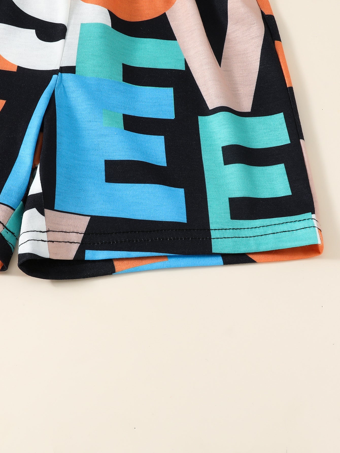 Boys Printed T-shirt with Short