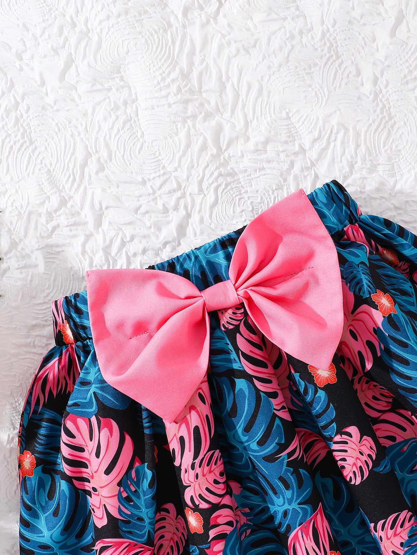 Girls Printed Flared Skirt