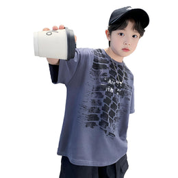 Boys Printed Extended Sleeves T-shirt