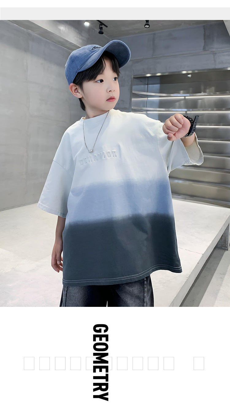 Boys Dyed Extended Sleeves T-shirt
