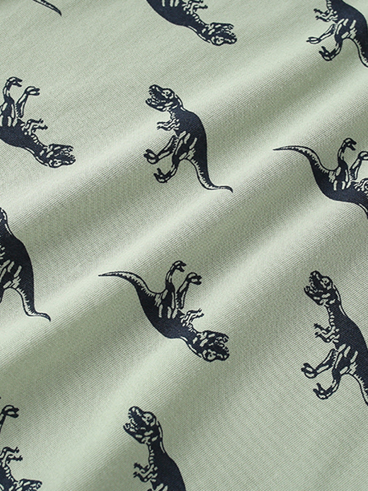 Boys Printed Pure Cotton T-shirt With Shorts