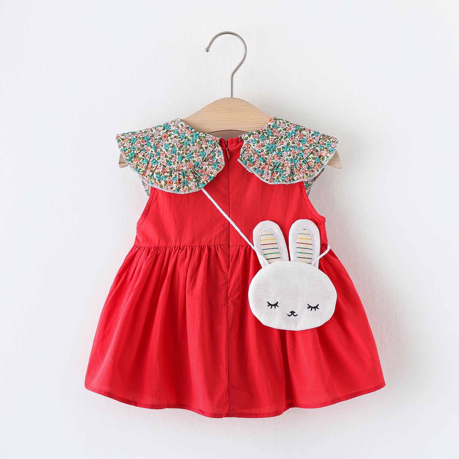 Girls Knee Length Fit & Flare Dress