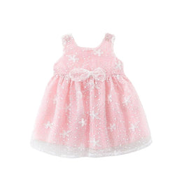 Girls Applique Fit & Flare Dress