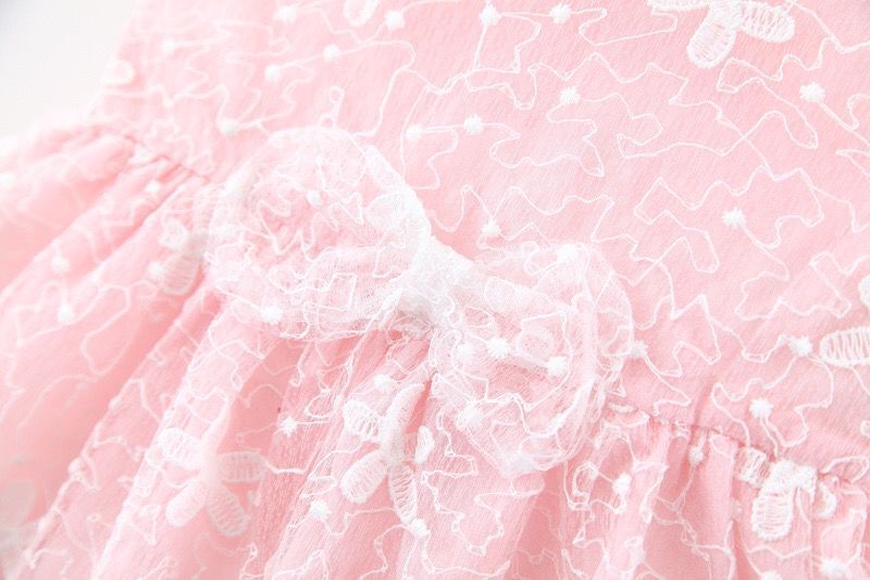Girls Applique Fit & Flare Dress