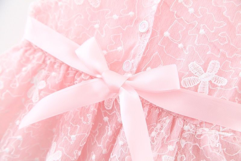 Girls Applique Fit & Flare Dress
