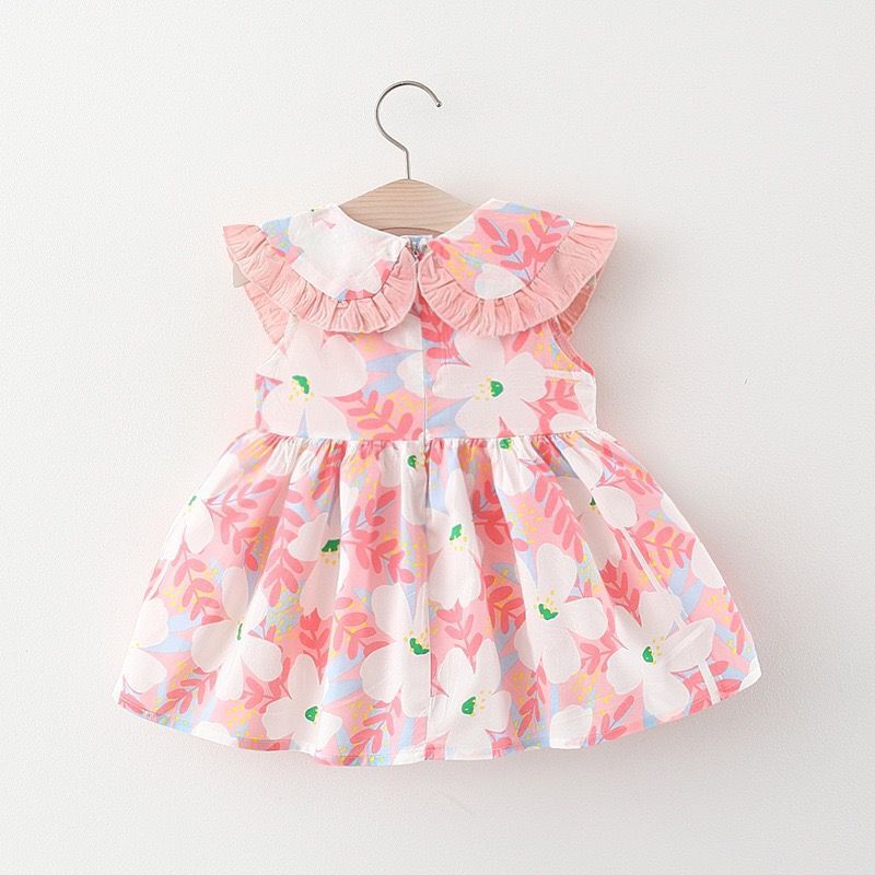 Floral Print Georgette Fit & Flare Dress