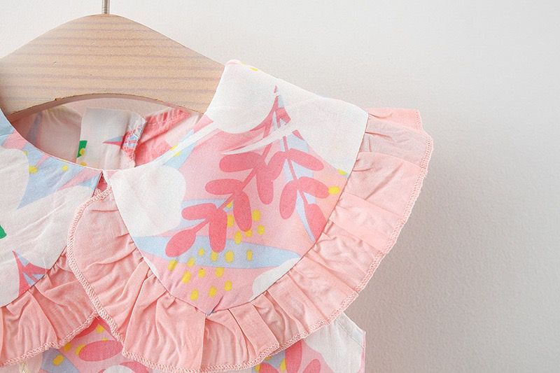 Floral Print Georgette Fit & Flare Dress