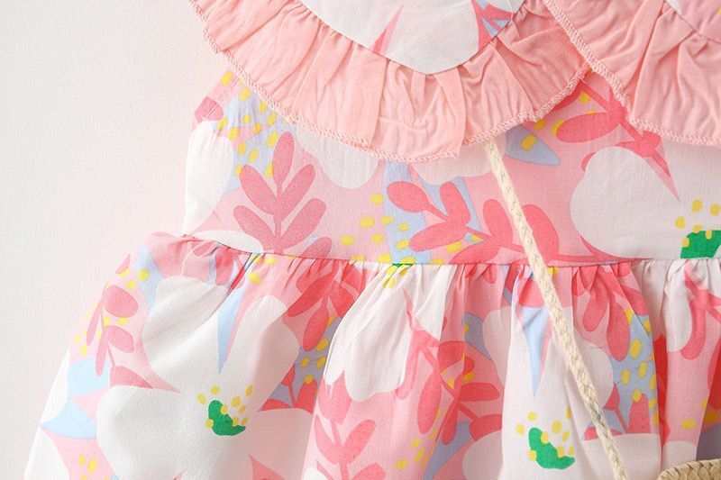 Floral Print Georgette Fit & Flare Dress