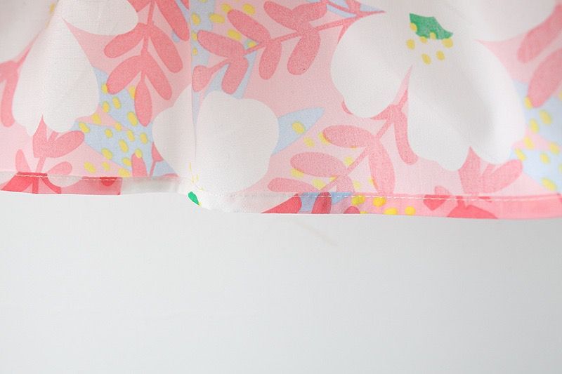 Floral Print Georgette Fit & Flare Dress