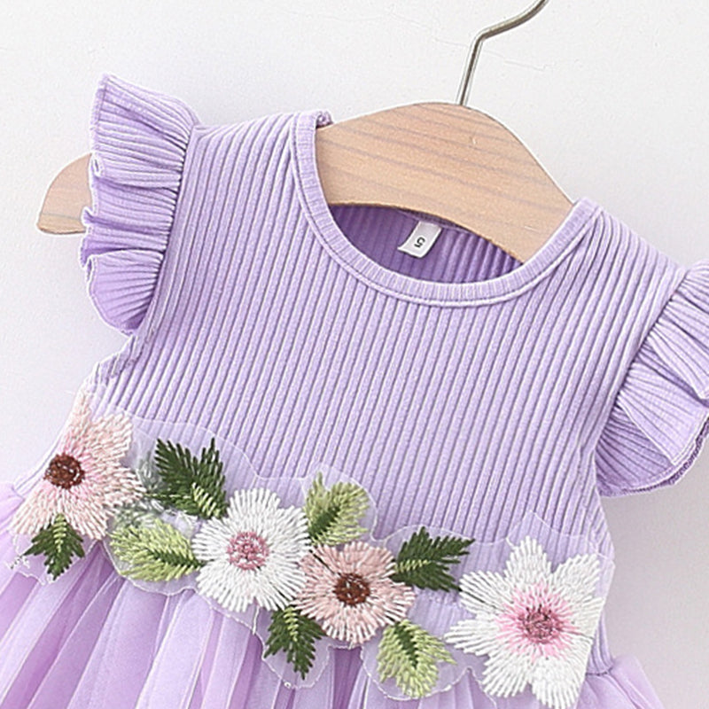 Girls Georgette Fit & Flare Dress