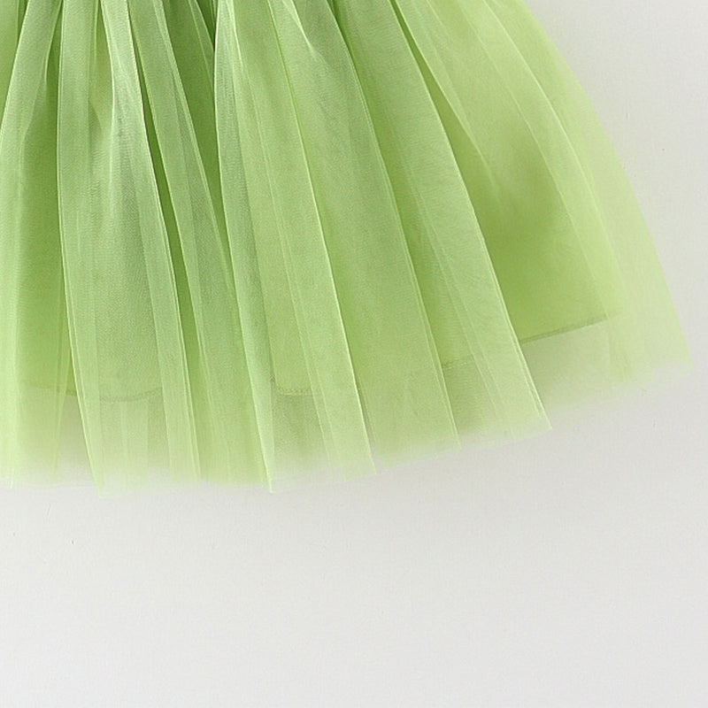 Flutter Sleeve Georgette Fit & Flare Dress