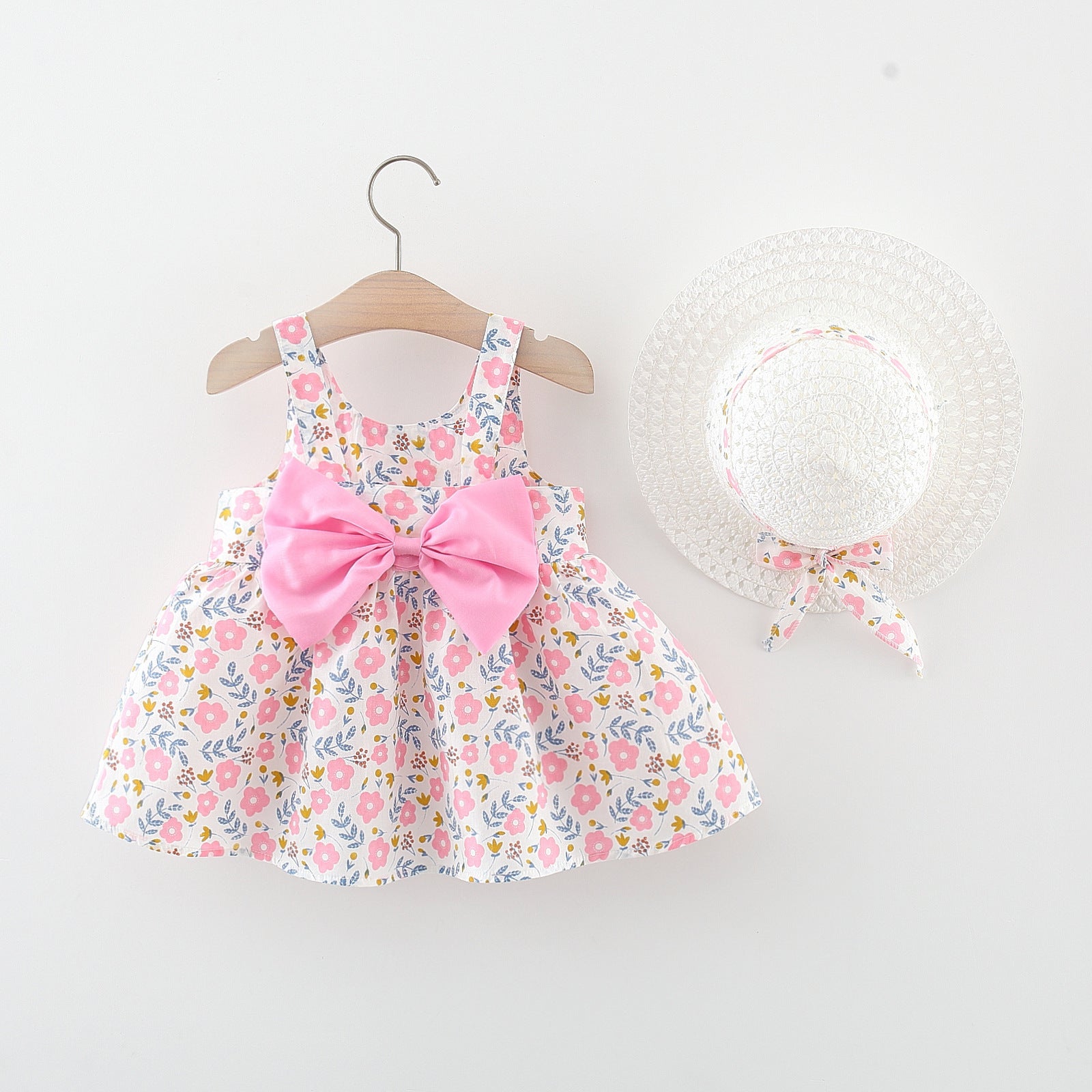 Ladies Floral Print Fit & Flare Dress