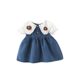 Puff Sleeves Fit & Flare Dress