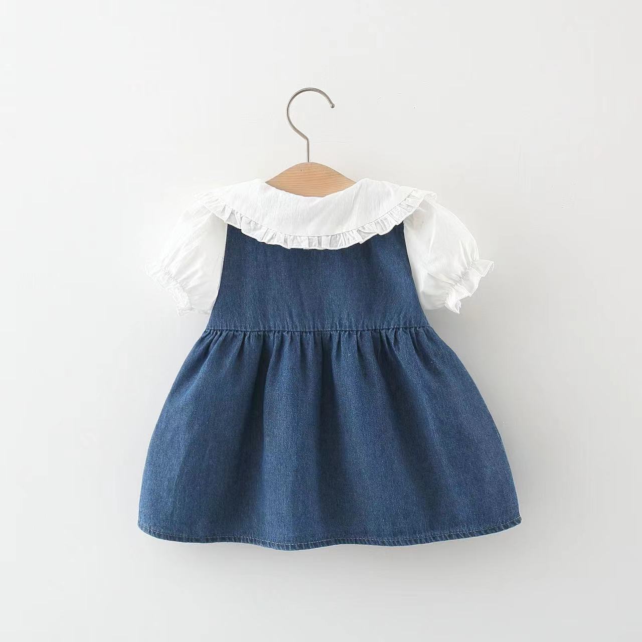 Puff Sleeves Fit & Flare Dress