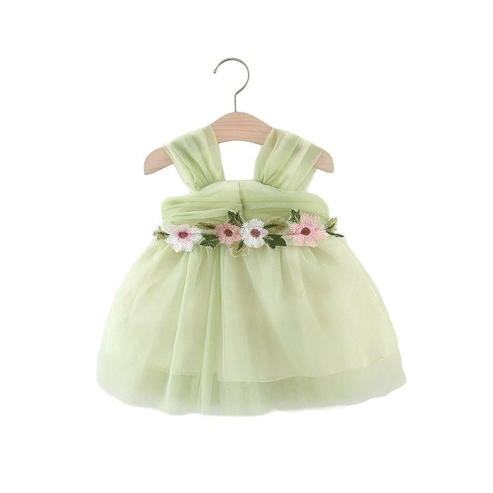 Girls Georgette Fit & Flare Mini Dress