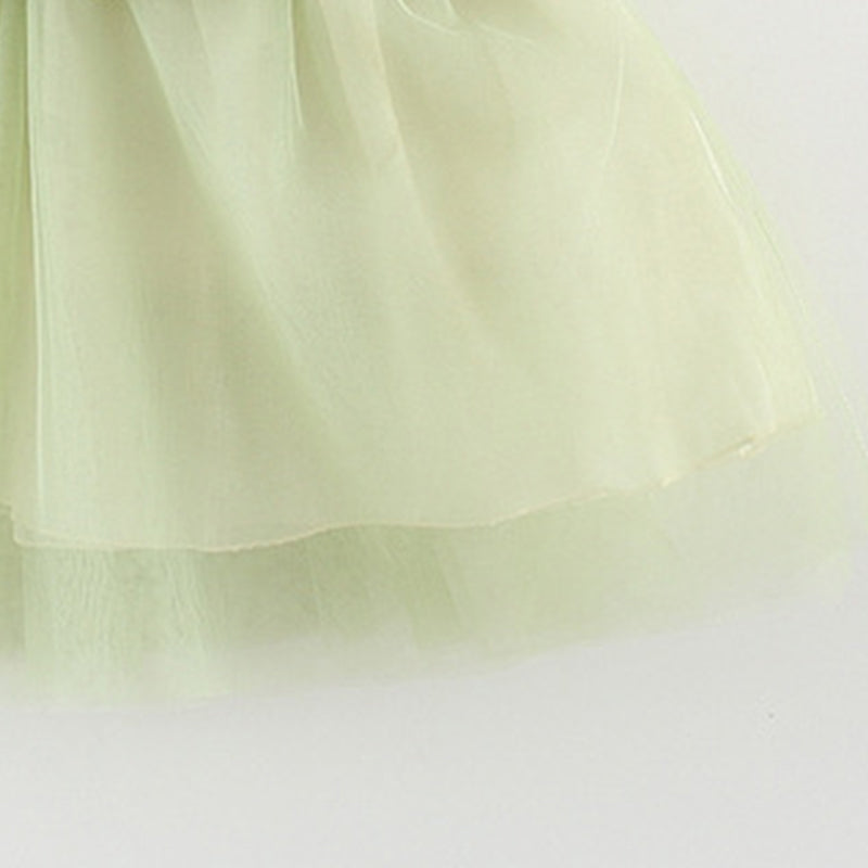 Girls Georgette Fit & Flare Mini Dress
