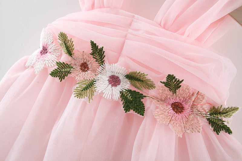 Applique Fit & Flare Dress