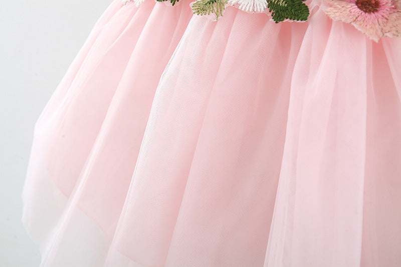 Applique Fit & Flare Dress