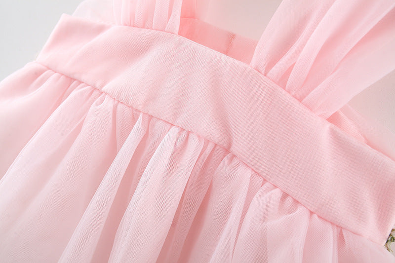 Applique Fit & Flare Dress