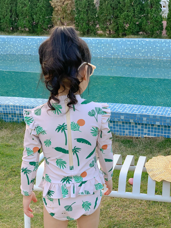 Girls Printed Bodysuit