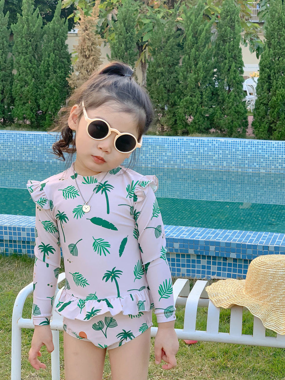 Girls Printed Bodysuit
