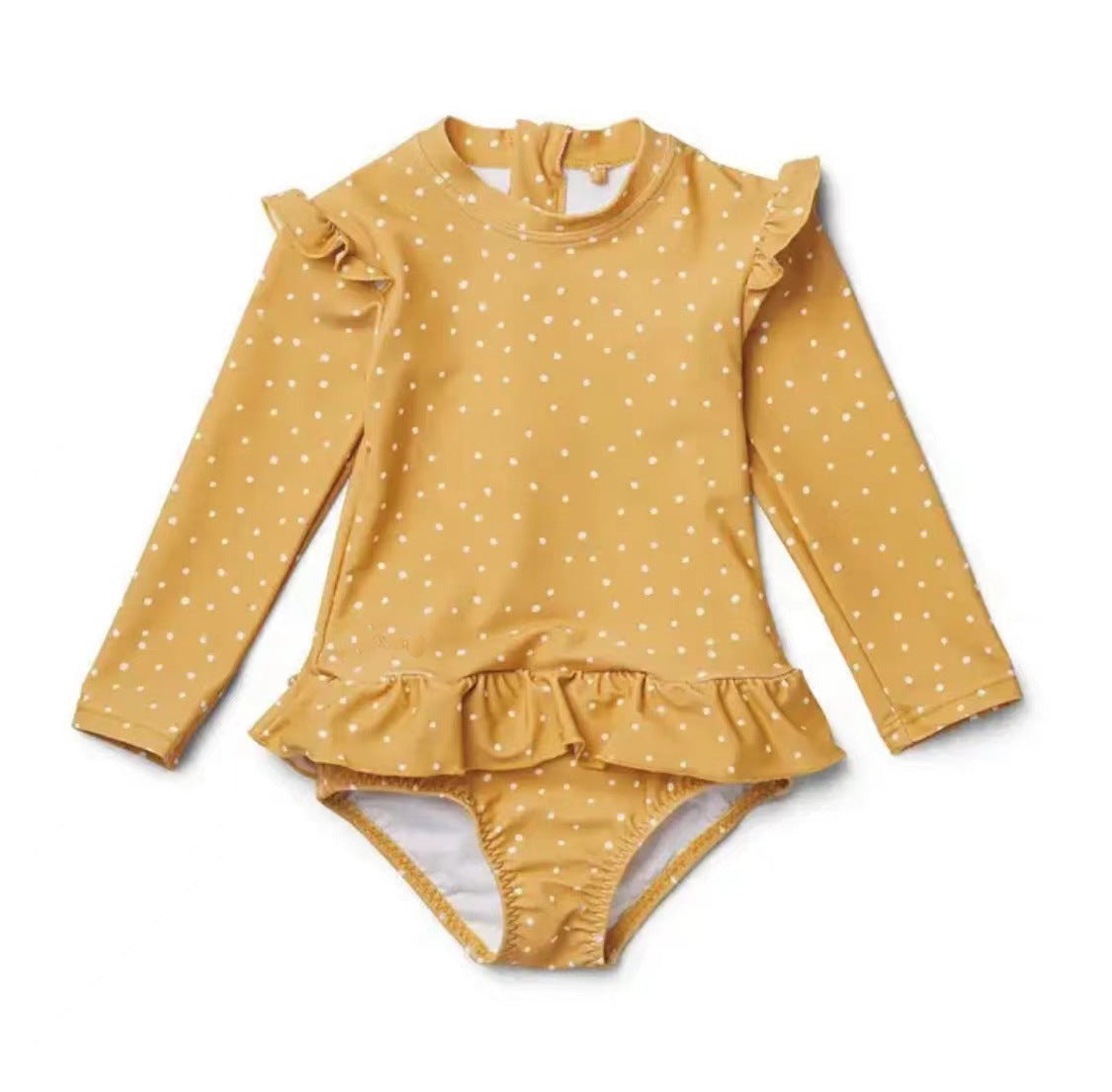 Girls Printed Swim Bodysuit