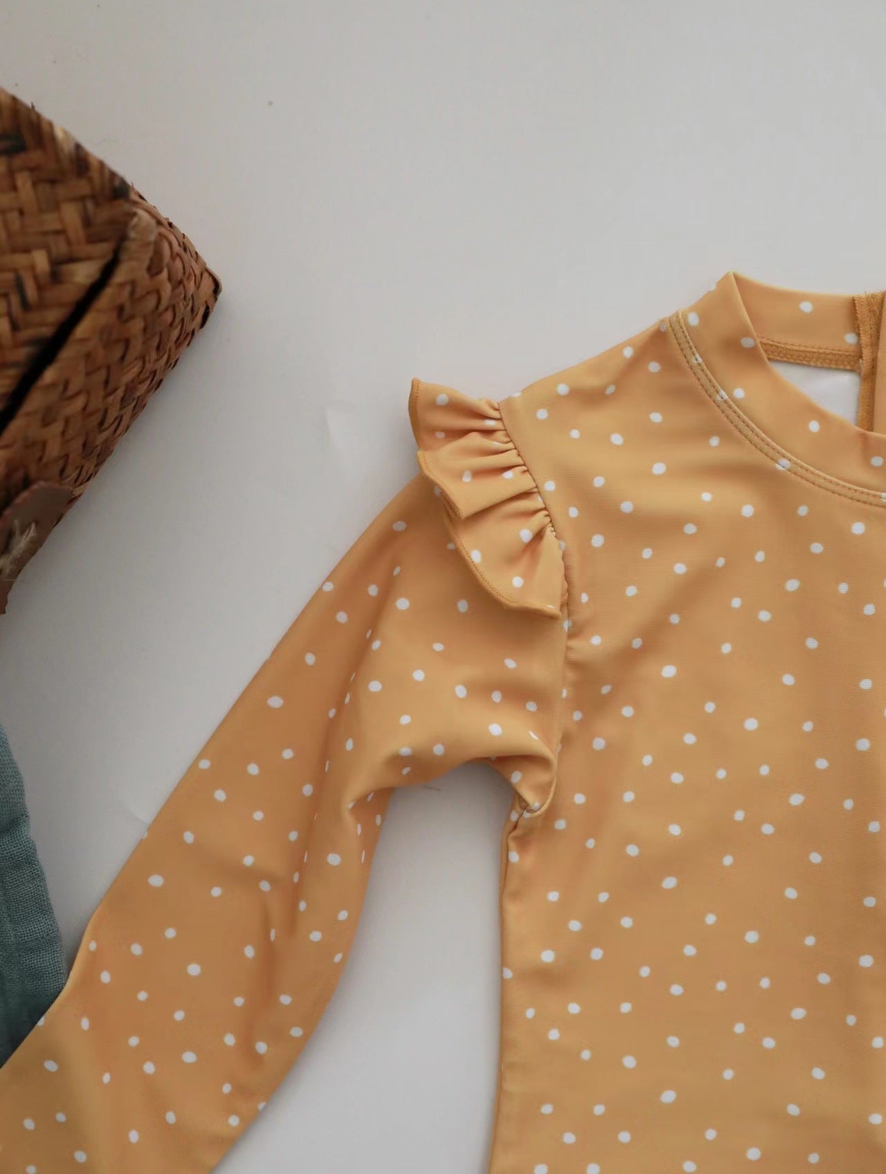 Girls Printed Swim Bodysuit
