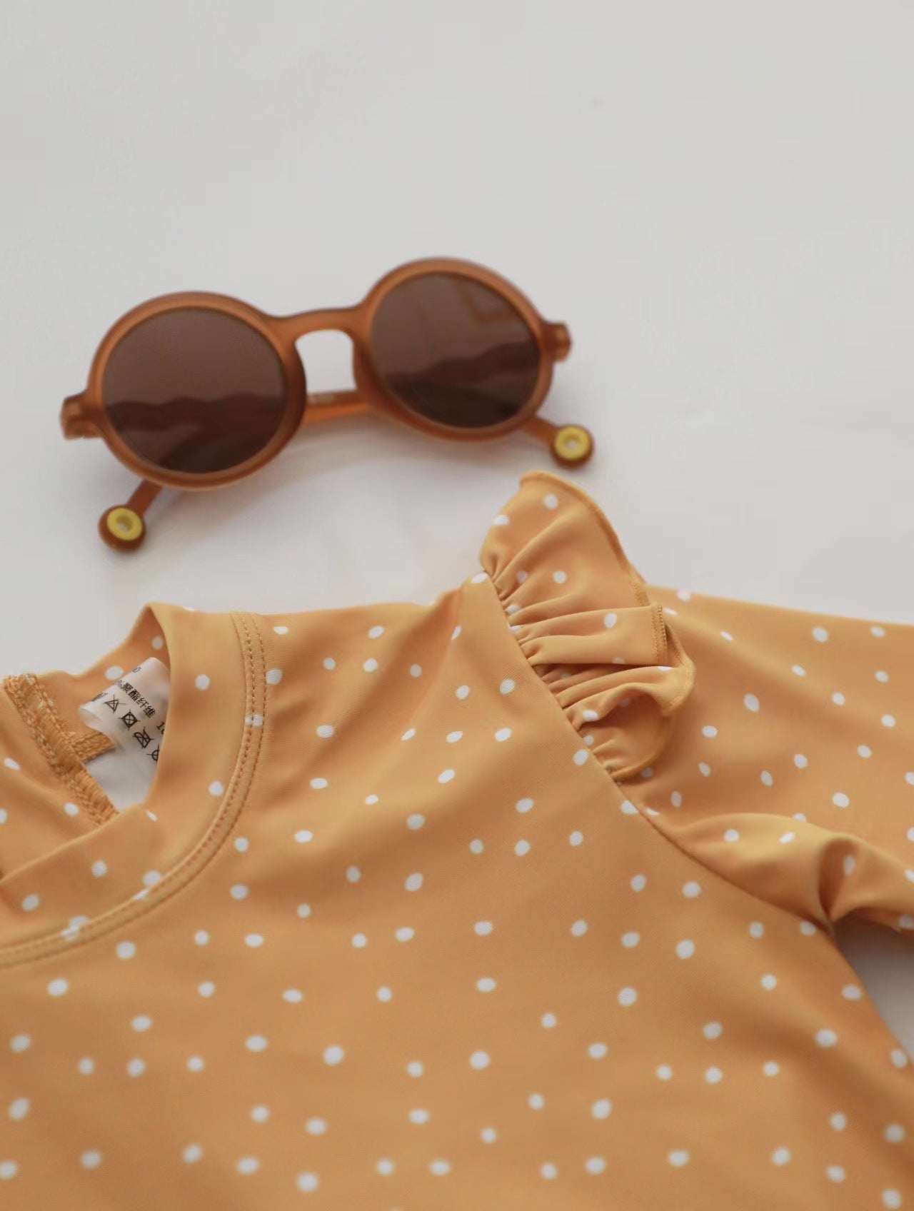 Girls Printed Swim Bodysuit