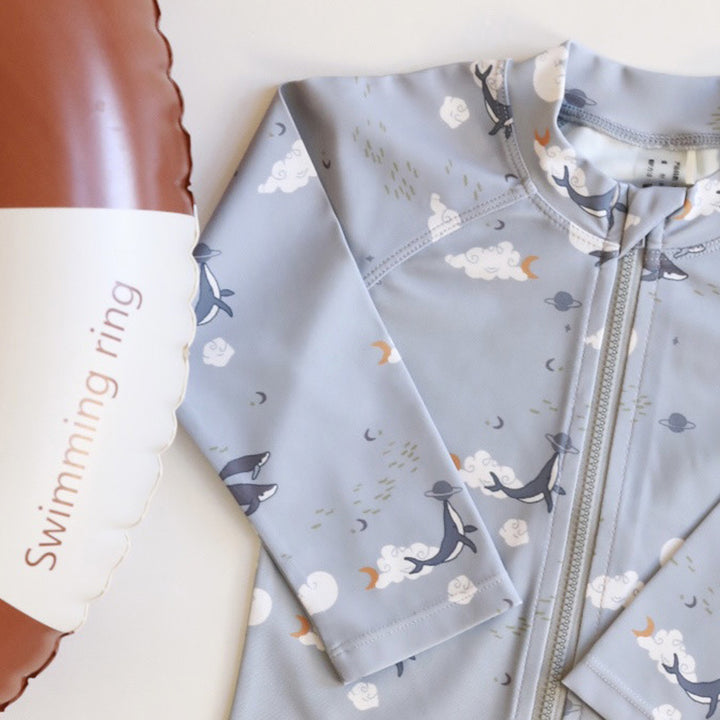 Boys Printed Round Neck Leg-Suit