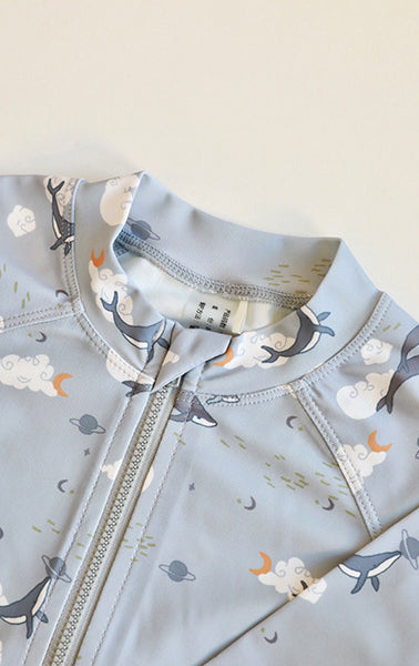 Boys Printed Round Neck Leg-Suit
