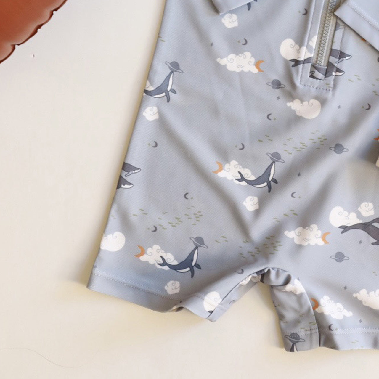 Boys Printed Round Neck Leg-Suit