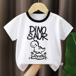 Boys Graphic Printed Round Neck Cotton T-shirt