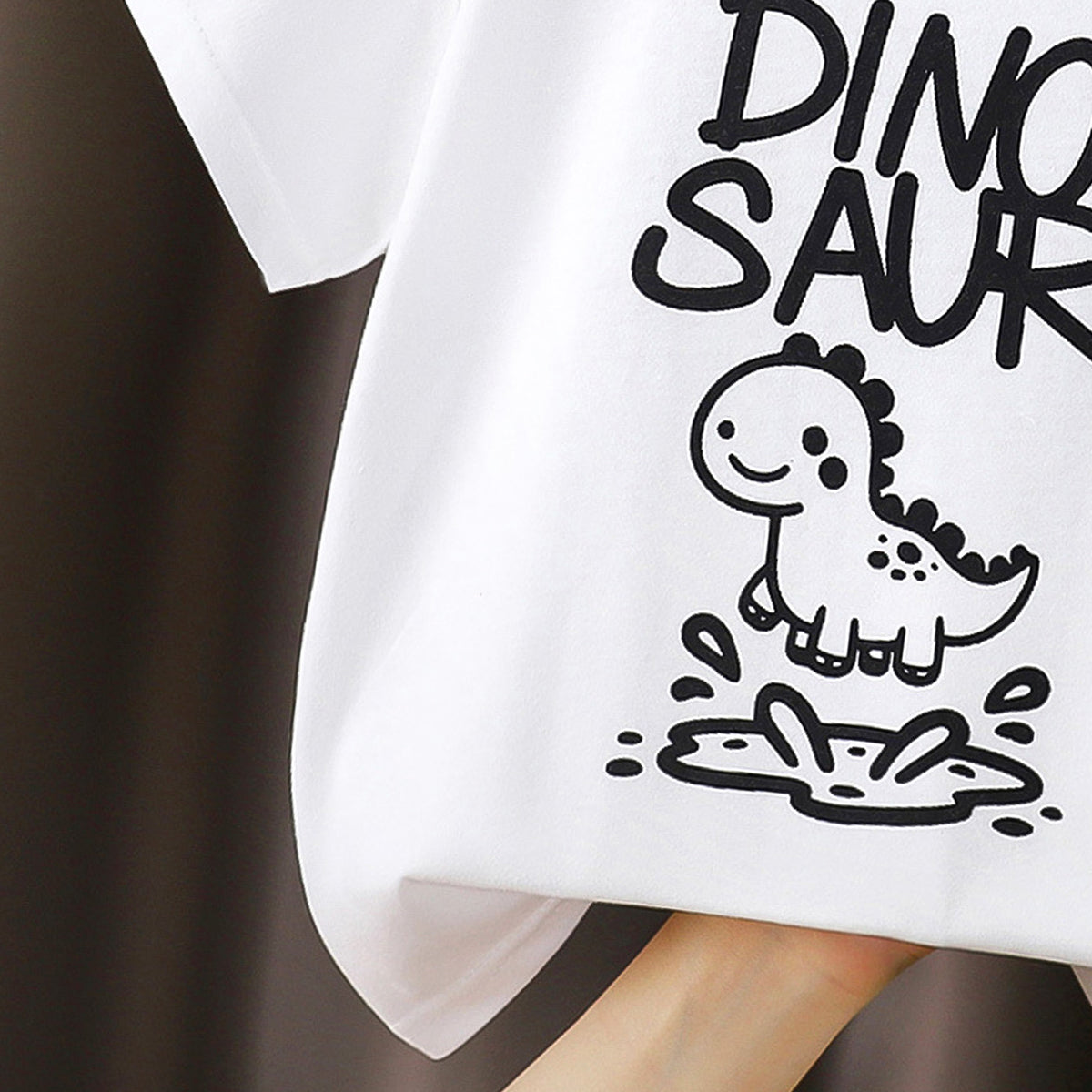 Boys Graphic Printed Round Neck Cotton T-shirt